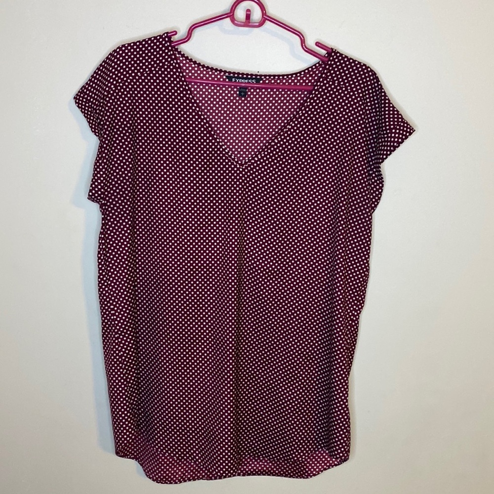 Polka dot blouse